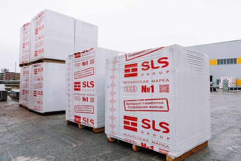 Газобетон Белорусский SLS D400 625х200х250 мм фото 1