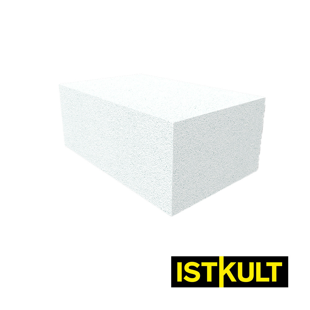 Газобетонный блок ISTKULT D500 B3,5 625х400х200 мм